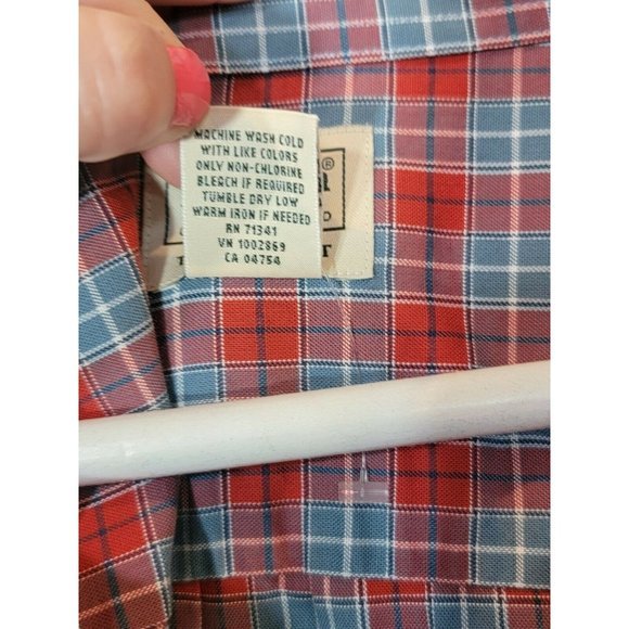 L.L. Bean Men L/S Polo Button‎ Down Traditional Fit - Picture 8 of 9